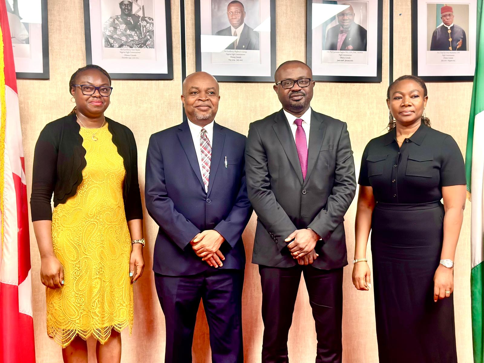 L-R Joy Adeniran, Amb. Obioma Nzewuji, Dr. Olubunmi Tunji-Ojo & CG,  Kemi Nandap